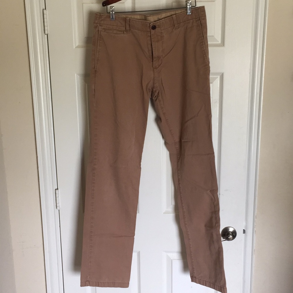 GAP pants lived-in straight khaki 33/36